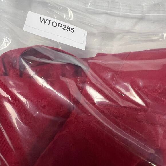 Jones New York Stretch Red Tone on Tone Cheetah Print Fitted Jacket Size M - Picture 11 of 12